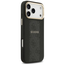 „Guess 4G Stripe MagSafe“ dėklas, skirtas „iPhone 17 Pro Max“ – juodas