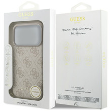 „Guess 4G Charms Collection“ „MagSafe“ dėklas, skirtas „iPhone 17 Pro“ – rožinis
