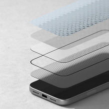 „Ringke Easy Slide“ grūdintas stiklas, skirtas „iPhone 17 Pro Max“