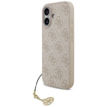 „Guess 4G Charms Collection“ „MagSafe“ dėklas, skirtas „iPhone 17“ – rožinis