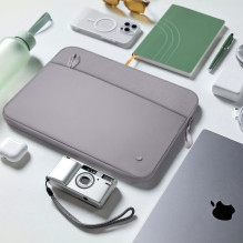 „Tech-Protect“ nešiojamojo kompiuterio krepšys su įmautele 15–16 colių įstrižainės – pilkas