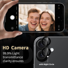 „Tech-Protect Camring Fit+“ kameros dėklas, skirtas „Xiaomi Redmi Note 15 Pro 5G / 15 Pro+“ – juodas