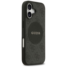 „Guess 4G Circle Classic Logo MagSafe“ dėklas, skirtas iPhone 17 – juodas