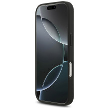 „Guess 4G Circle Classic Logo MagSafe“ dėklas, skirtas „iPhone 17 Pro“ – juodas