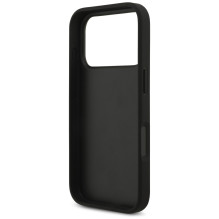 „Guess Grained Big 4G Classic Logo“ dėklas, skirtas „iPhone 17 Pro“ – juodas