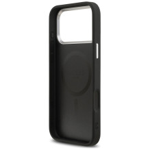 „Guess“ trikampio formos logotipo „MagSafe“ dėklas, skirtas „iPhone 17 Pro Max“ – juodas