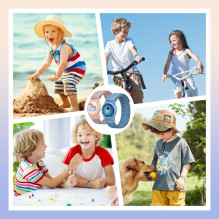 „Tech-Protect“ nailono dirželis „Apple AirTag 1/2“ – rožinis