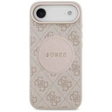 „Guess 4G Circle Classic Logo MagSafe“ dėklas, skirtas „iPhone Air“ – rožinis