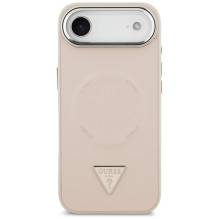„Guess“ trikampio logotipo „MagSafe“ dėklas, skirtas „iPhone Air“ – rožinis