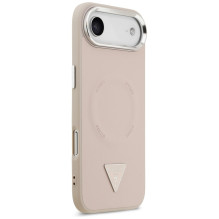 „Guess“ trikampio logotipo „MagSafe“ dėklas, skirtas „iPhone Air“ – rožinis