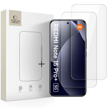 „Tech-Protect Hydro Flex+“ 2 hidrogelio plėvelės, skirtos „Xiaomi Redmi Note 15 Pro+ 5G“.