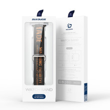 Dux Ducis dirželis (lauko versija) Apple Watch Ultra Strap, SE, 9, 8, 7, 6, 5, 4, 3, 2, 1 (49, 45, 44, 42 mm) juodos ir 