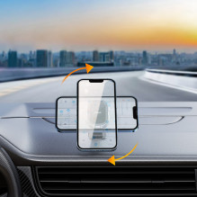 Joyroom magnetinis telefono laikiklis prietaisų skydelio pilkai (JR-ZS311)