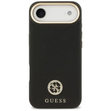 „Guess“ grūdėto Strass logotipo „MagSafe“ dėklas, skirtas „iPhone Air“ – juodas