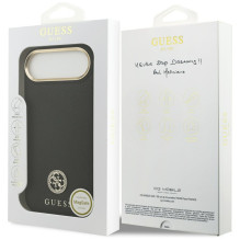 „Guess“ grūdėto Strass logotipo „MagSafe“ dėklas, skirtas „iPhone Air“ – juodas