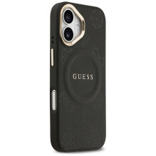 Guess Peony Hot Stamp MagSafe Case for iPhone 17 - Black