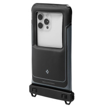 „Spigen A611P“ 2 vnt. vandeniui atsparių dėklų pakuotė – matinės juodos spalvos