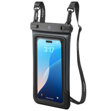 „Spigen A611P“ 2 vnt. vandeniui atsparių dėklų pakuotė – matinės juodos spalvos