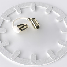 Dudao U4Pro Bluetooth universal over-ear headset for both ears - beige and gold