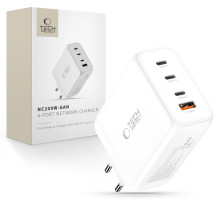 Tech-Protect NC200W-GaN 4-Port 200W Wall Charger - White