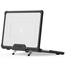 „Tech-Protect SmartShell Pro“ dėklas, skirtas „Macbook Pro 14 M1 / M2 / M3 / M4 / M5“ 2021–2025 m. – juodas ir skaidrus