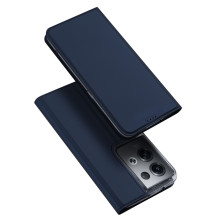 Dux Ducis Skin Pro dėklas, skirtas Oppo Reno 8 Pro atverčiamas dangtelis kortelės piniginės stovas mėlynas Dux Ducis Skin Pro dėklas, skirtas Oppo Reno 8 Pro atverčiamas dangtelis kortelės piniginės stovas mėlynas
