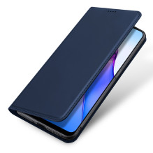 Dux Ducis Skin Pro dėklas, skirtas Oppo Reno 8 Pro atverčiamas dangtelis kortelės piniginės stovas mėlynas Dux Ducis Skin Pro dėklas, skirtas Oppo Reno 8 Pro atverčiamas dangtelis kortelės piniginės stovas mėlynas
