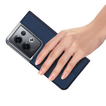 Dux Ducis Skin Pro dėklas, skirtas Oppo Reno 8 Pro atverčiamas dangtelis kortelės piniginės stovas mėlynas Dux Ducis Skin Pro dėklas, skirtas Oppo Reno 8 Pro atverčiamas dangtelis kortelės piniginės stovas mėlynas