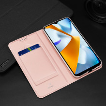 Dux Ducis Skin Pro dėklas, skirtas Oppo Reno 8 Pro atverčiamas dangtelis kortelės piniginės stovas mėlynas Dux Ducis Skin Pro dėklas, skirtas Oppo Reno 8 Pro atverčiamas dangtelis kortelės piniginės stovas mėlynas