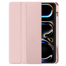 „Tech-Protect SC“ rašiklio dėklas, skirtas „iPad Pro 13“ 7 / 8 / 2024–2025 – rožinis