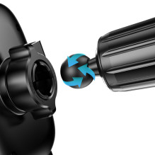 Dudao F5N+ gravity car holder with suction cup for windshield or dashboard - black