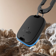 „Tech-Protect Velar“ dėklas, skirtas „Apple AirTag 1“ / „2“ – juodas „Tech-Protect Velar“ dėklas, skirtas „Apple AirTag 1“ / „2“ – juodas