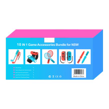 Nintendo Switch Sports 10-in-1 Family Accessory Pack - Red and Blue