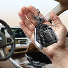 „Tech-Protect Kevlar Pro“ dėklas, skirtas „Apple AirTag 1 / 2“ – juodas