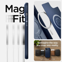 Spigen Mag Armor iPhone 14 Plus dėklas – mėlynas