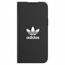 Adidas OR Booklet Case BASIC iPhone 13 Pro Max 6,7" czarno biały / black white 47127