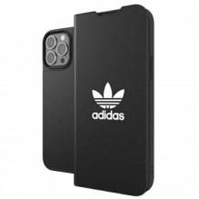 Adidas OR Booklet Case BASIC iPhone 13 Pro Max 6,7" czarno biały / black white 47127