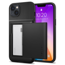 Spigen Slim Armor CS dėklas, skirtas iPhone 14 Plus – juodas