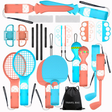 Nintendo Switch 23-in-1 Family Accessory Pack 2 - Orange and Blue Set