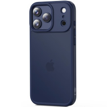 Tech-Protect MagMat Case for iPhone 17 Pro - Matte Navy Blue