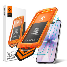 Spigen Glas.tR AlignMaster Slim 3-Pack Tempered Glass for iPhone 17