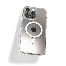 Spigen Ultra Hybrid Mag Case with MagSafe for iPhone 14 Pro - Clear / White
