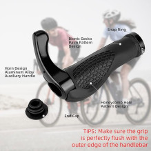 Rockbros BT1007B Bicycle Holder Set with Horns - Black Rockbros BT1007B Bicycle Holder Set with Horns - Black