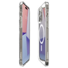 Spigen Ultra Hybrid Mag Case with MagSafe for iPhone 14 Pro - Clear / White