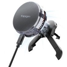 „Spigen Essential EV25MFAQ“ magnetinis „MagSafe“ automobilio laikiklis ventiliacijos angai - juodas