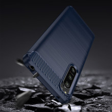 Thunder Case dėklas Xiaomi 12 Lite silikoniniam šarvų dėklui juodas