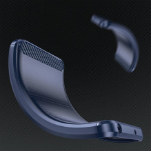 Thunder Case dėklas Xiaomi 12 Lite silikoniniam šarvų dėklui juodas