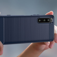 Thunder Case dėklas Xiaomi 12 Lite silikoniniam šarvų dėklui juodas