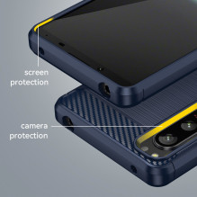 Thunder Case dėklas Xiaomi 12 Lite silikoniniam šarvų dėklui juodas