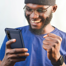 Thunder Case dėklas Xiaomi 12 Lite silikoniniam šarvų dėklui juodas